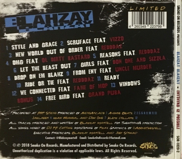 Blahzay Blahzay (Fader Records, Smoke On Records) in New York City